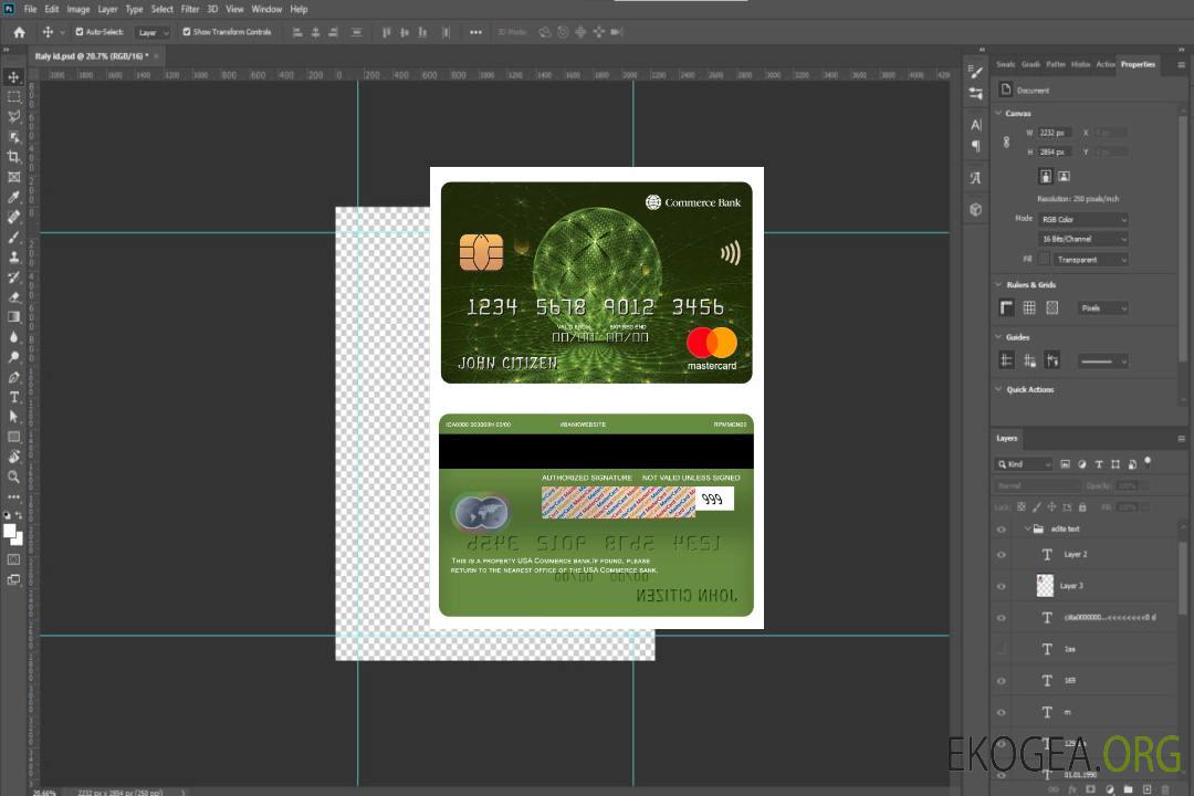 Mastercard de la banque USA Commerce template Mastercard de la banque USA Commerce template